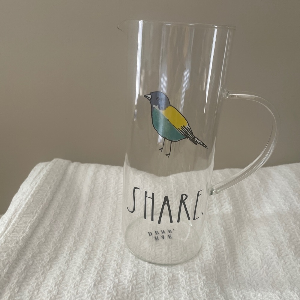 Rae Dunn Clear Margarita pitcher